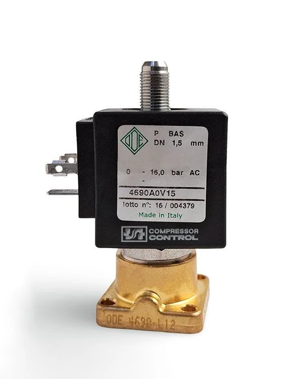 válvula de solenoide para Atlas Copco compresor de tornillo  ODE 4690A0V15 / 2202-7298-01